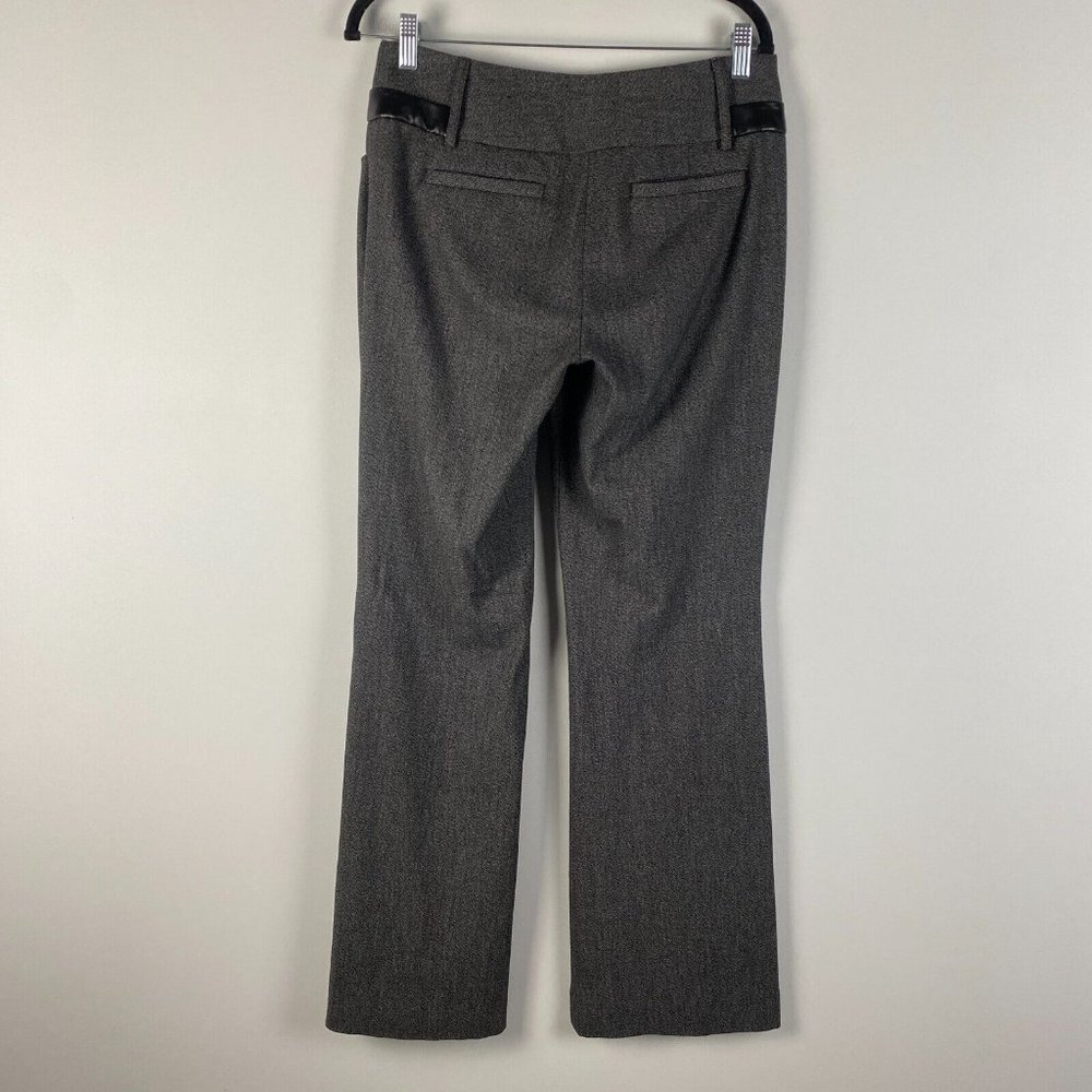 Express Editor Gray Boot Leg Pants Size 4 Gray Mi… - image 4